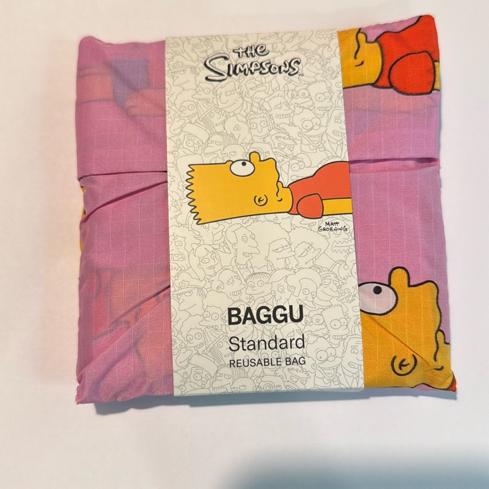 BAGGU Standard Reusable Bag NWT Bart Simpson